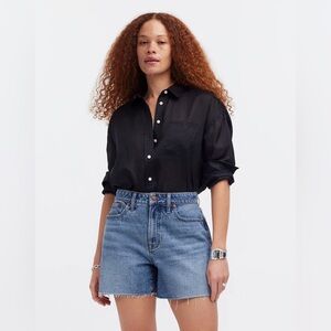 Madewell | The Curvy Perfect Vintage Short In Dewberry Wash Size 27